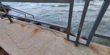 Cedimento del lungomare, ok al progetto da 300mila euro. Lavori dopo l’estate