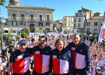 Panatta, Lucchetta, Graziani e Castrogiovanni in Piazza Rossetti: mattinata di sport e inclusione