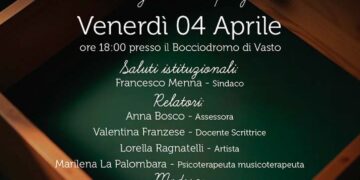 Al via a Vasto “Atelier Creativamente” per esprimere arte, musica e scrittura