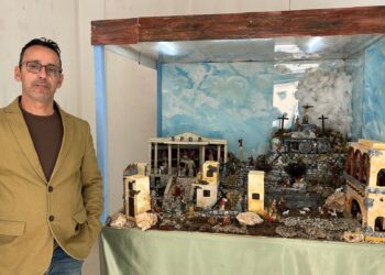 A Palazzo Mattioli il presepe pasquale di Giuseppe De Felice e Monica Notaro è già un successo