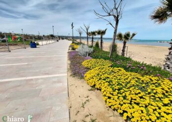 A San Salvo Marina ultimi lavori prima dell’estate: la riqualificazione terminerà a novembre