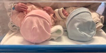 Benvenuti ai piccoli Mattia e Michaela: parto gemellare naturale all’ospedale di Vasto