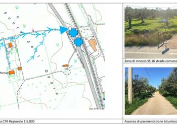 Fango e detriti sulla SS16, l’Anas “boccia” Menna: «Rischi generati esclusivamente dalle strade comunali»