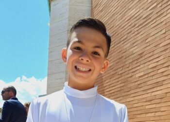 La prima comunione di Gaetano Di Blasio