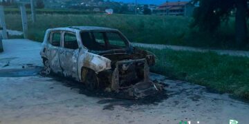 Inquietante episodio a Monteodorisio, incendiata nella notte l’auto della sindaca Catia Di Fabio