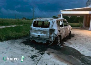 Inquietante episodio a Monteodorisio, incendiata nella notte l’auto della sindaca Catia Di Fabio