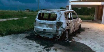 Inquietante episodio a Monteodorisio, incendiata nella notte l’auto della sindaca Catia Di Fabio
