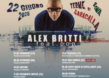 Alex Britti in concerto a Casalbordino l’11 giugno per la festa di Santa Maria dei Miracoli