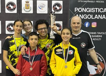 6 titoli regionali, 5 ori, 2 argento e 2 bronzo: Tennistavolo Vasto da sballo alla “Coppa Abruzzo 2025”