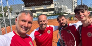 Il Circolo Tennis Vasto “Antonio Boselli” conquista la promozione in D2 maschile
