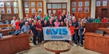 Presentato il nuovo direttivo Avis: presidente Michele Massone, vice Franco Gabriele