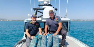 180 kg di vongole in eccesso: sanzione da 2mila euro e sequestro dell’attrezzatura