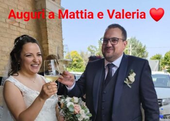 Valeria e Mattia sposi, auguri!