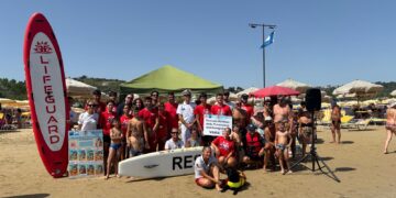 Colpi di calore e annegamento: esercitazioni in spiaggia nella Giornata nazionale del salvamento