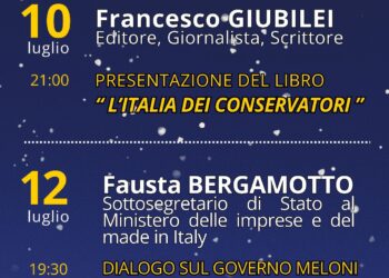 “Politica sotto le stelle”: Giubilei e Bergamotto alla due giorni di FdI