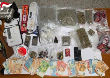 Oltre 4 chili di droga e 10mila euro in contanti, arrestato 20enne di Casoli