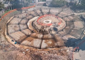 Nuova scuola, prende forma la pianta circolare. «Scadenza lavori a febbraio 2026, probabile proroga al 2027»