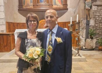 Nozze d’oro per Giuseppe e Luciana, «vi auguriamo ogni bene»