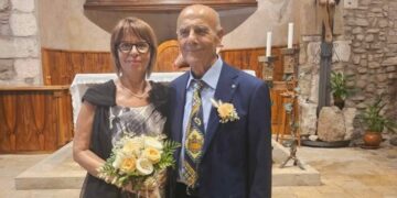 Nozze d’oro per Giuseppe e Luciana, «vi auguriamo ogni bene»