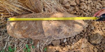 Bomba d’aereo britannica da 113 chili rinvenuta a Miglianico, il 6 agosto il disinnesco: 84 evacuati