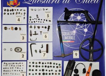 Monete e altri beni archeologici detenuti illecitamente: scattano sequestro e denuncia