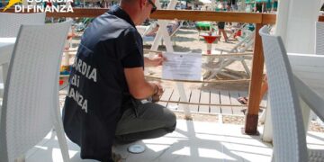 La guardia di finanza di Pescara sequestra stabilimento balneare: bancarotta milionaria