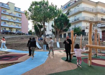 A San Salvo taglio di nastro per il parco riqualificato di via Adige