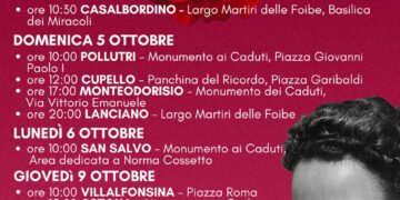 “Una rosa per Norma”, gli appuntamenti in provincia di Chieti