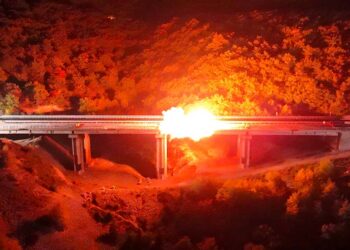 A24, completato l’abbattimento del viadotto “Valle Orsara”