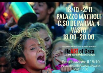 Vasto ospita le mostre “I Grant You Refuge” e “HeArt of Gaza – L’arte dei bambini di Gaza”