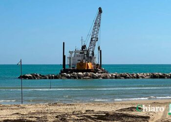 Al via i lavori per un milione di euro sulle scogliere del tratto nord di San Salvo Marina