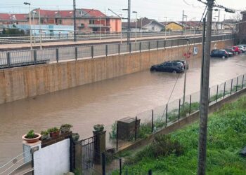 Maltempo, a Casalbordino Lido disagi per allagamenti e smottamenti