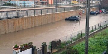Maltempo, a Casalbordino Lido disagi per allagamenti e smottamenti