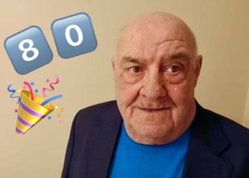 80 candeline sulla torta di Cesario Cinquina!