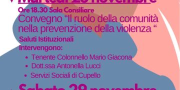 “La forza di dire basta”, a Cupello due giornate per l’eliminazione della violenza contro le donne