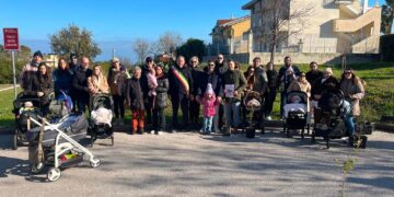 A Fossacesia consegnati 37 lecci ai nuovi nati, «Augurio di vita forte, serena e piena di luce»