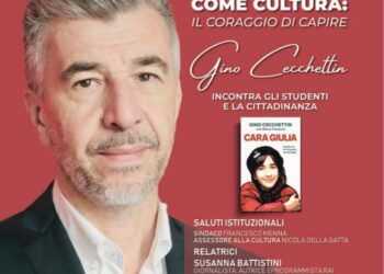 «Cara Giulia»: Gino Cecchettin il 19 a Vasto d’autore per ricordare sua figlia, uccisa a 22 anni