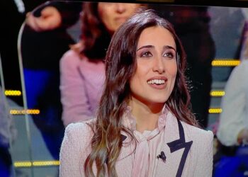 Giorgia Lemme, vastese a “Caduta Libera”: arrosticini e ventricina conquistano Max Giusti