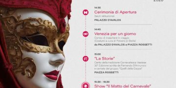 Carnevale vastese 2026: il 15 febbraio canti, iniziative e il corteo “Venezia per un giorno”