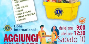 “Aggiungi un posto a tavola”, il 10 gennaio la raccolta alimentare del Lions Club San Salvo