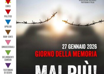 Anpi Vasto: «Il ricordo della Shoah non sia disgiunto da denuncia di ogni forma di oppressione»