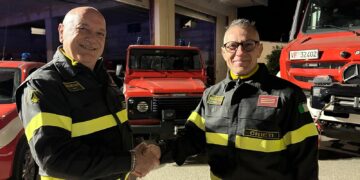 Trentasette anni di servizio, La Verghetta: «Resterò per sempre un vigile del fuoco»