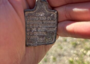 Ritrova a Chieti una piastrina militare: è di un vastese nato nel 1900, «vorrei darla ai discendenti»