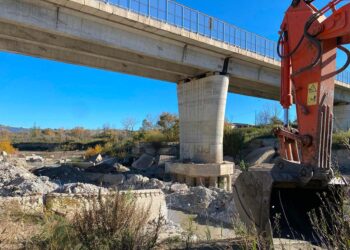 Completata la messa in sicurezza del pilone del ponte sul fiume Trigno tra Montenero e San Salvo