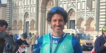 Podistica San Salvo: Luca Benedetto tedoforo per la Fiamma Olimpica di Milano-Cortina