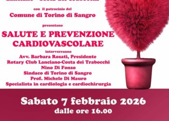 A Torino di Sangro l’appuntamento dedicato a salute e prevenzione e cardiovascolare