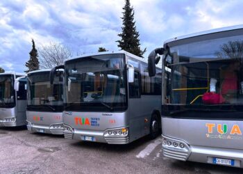 La Tua dona 8 autobus alla città ucraina di Leopoli per il trasporto verso scuole, lavoro e ospedali