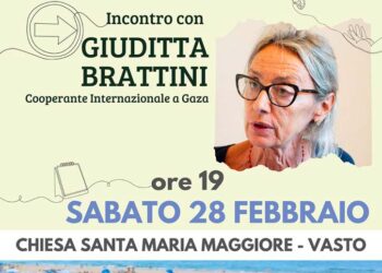 “Gesti di pace”, a Vasto l’incontro con la cooperante internazionale a Gaza Giuditta Brattini