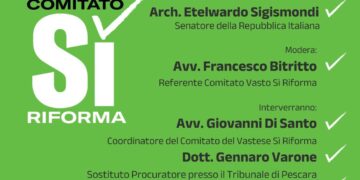 Referendum, l’evento del comitato del “sì” con Sigismondi e Varona