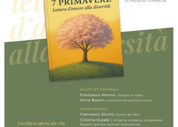 “7 Primavere – Lettera d’amore alla diversità”: a Vasto il libro dedicato all’inclusione